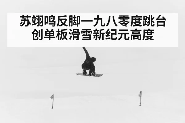 苏翊鸣反脚一九八零度跳台创单板滑雪新纪元高度